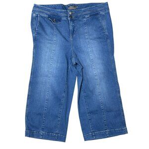 Torrid Wide Leg Capri Jeans Size 18